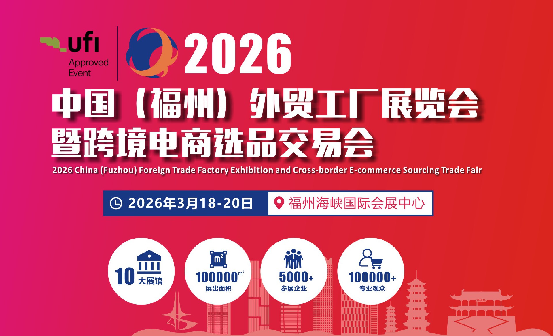 官宣：2026福州外貿(mào)工廠展覽會(huì)暨跨境電商選品交易會(huì)